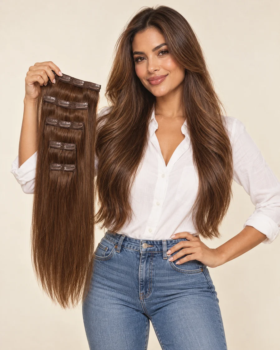 Clip-in en modelo (imagen ilustrativa)